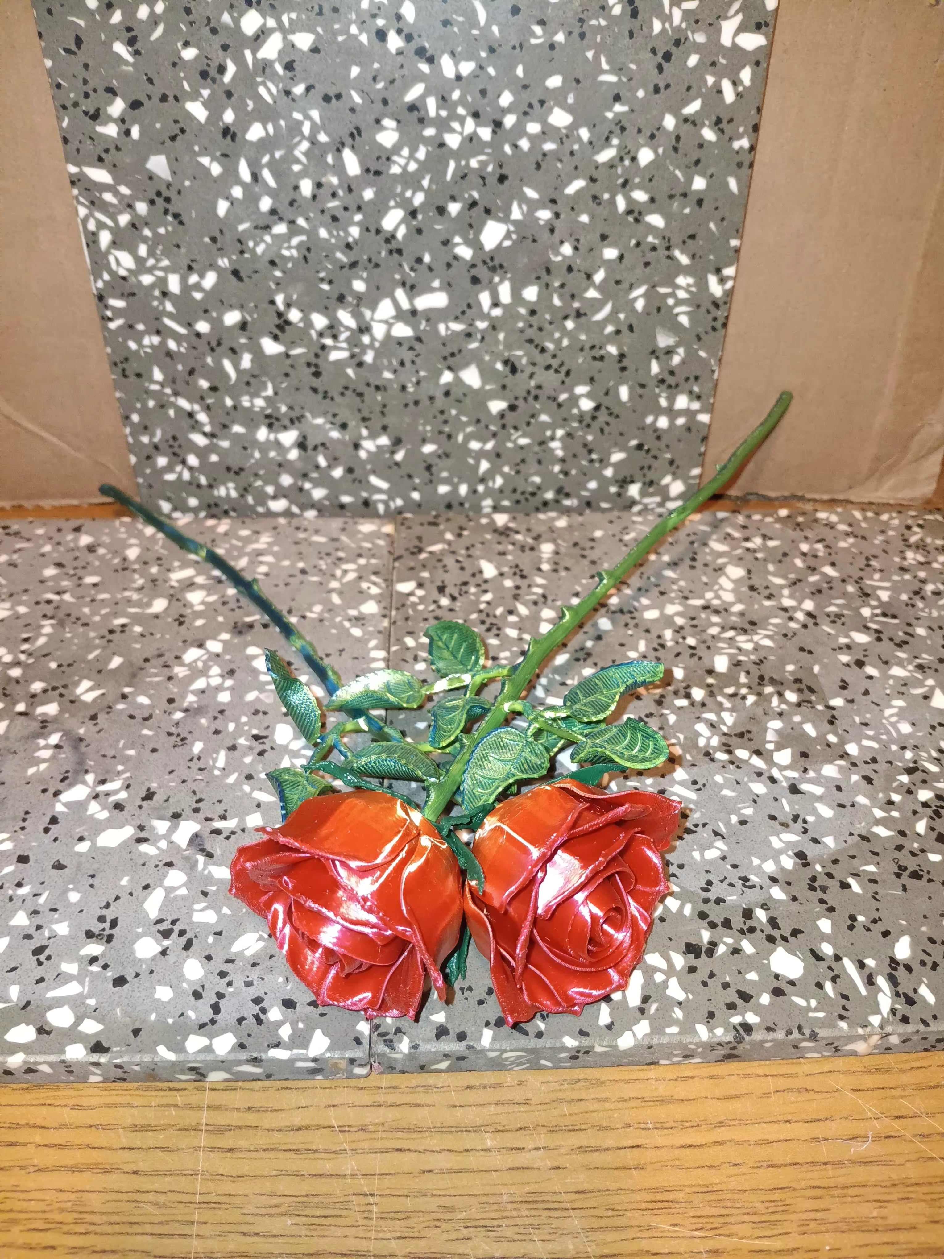 3D Printed Roses