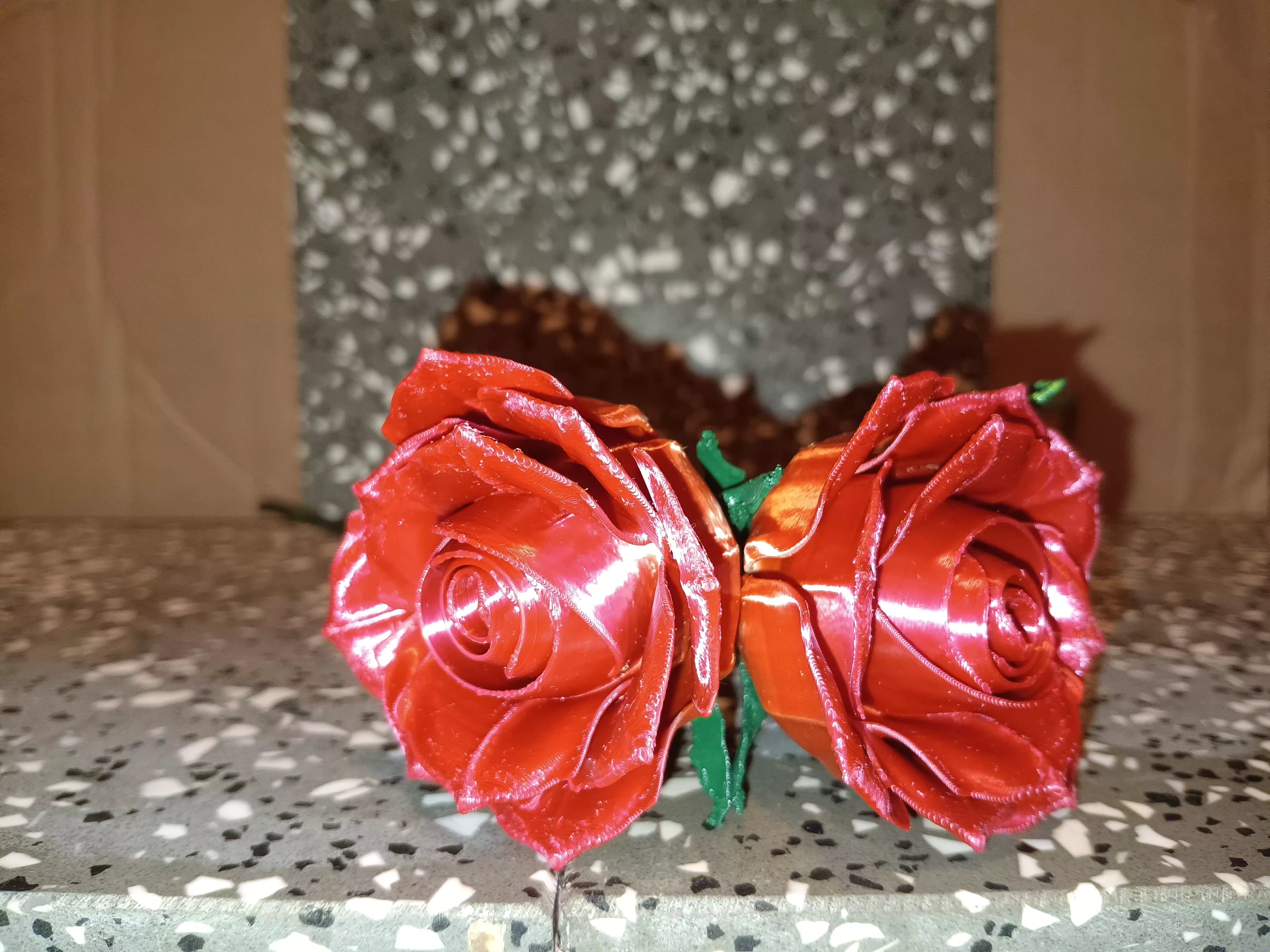 3D Printed Roses