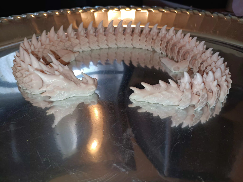 3D Printed Ice Crystal Dragon