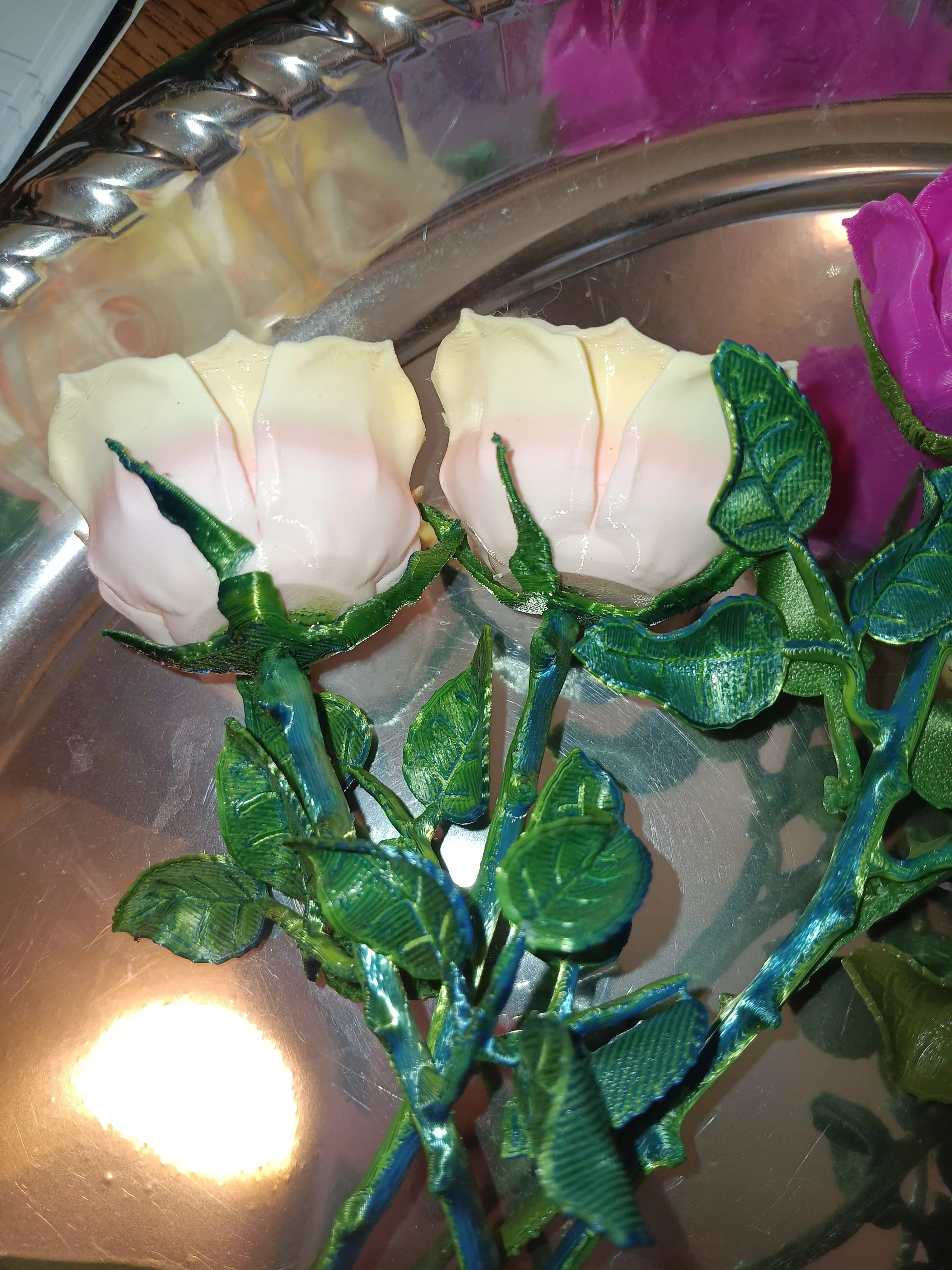 3D Printed Roses
