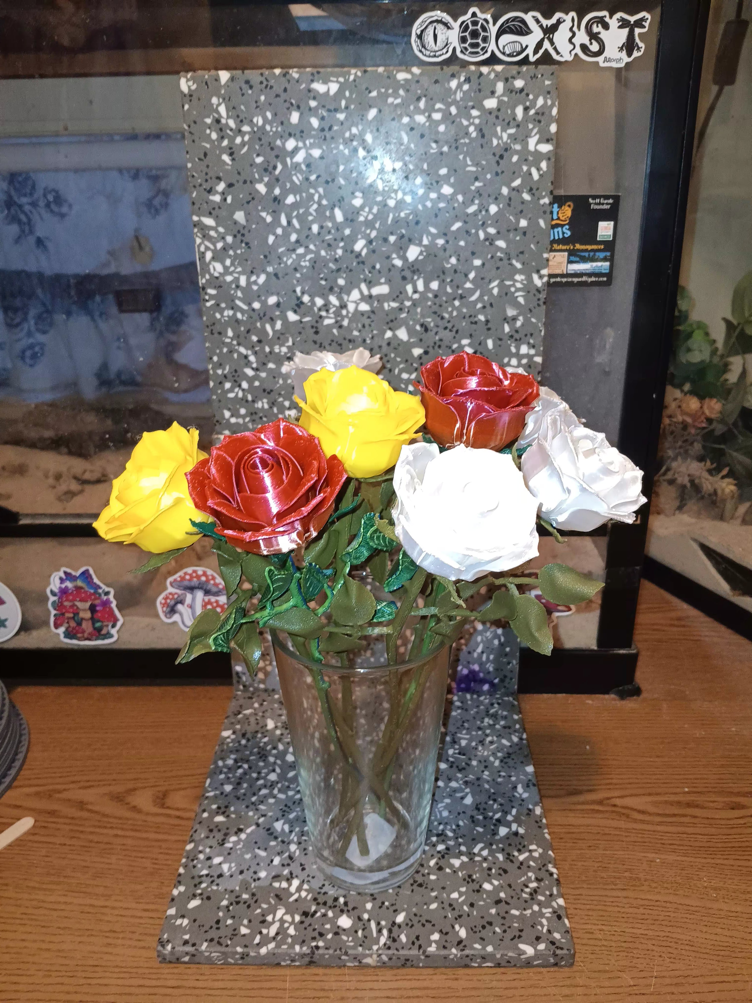 3D Printed Roses
