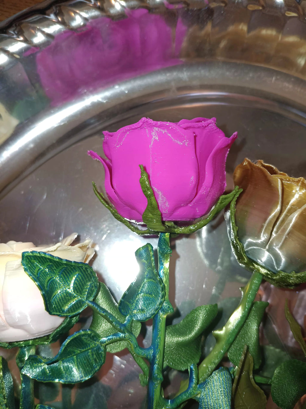 3D Printed Roses