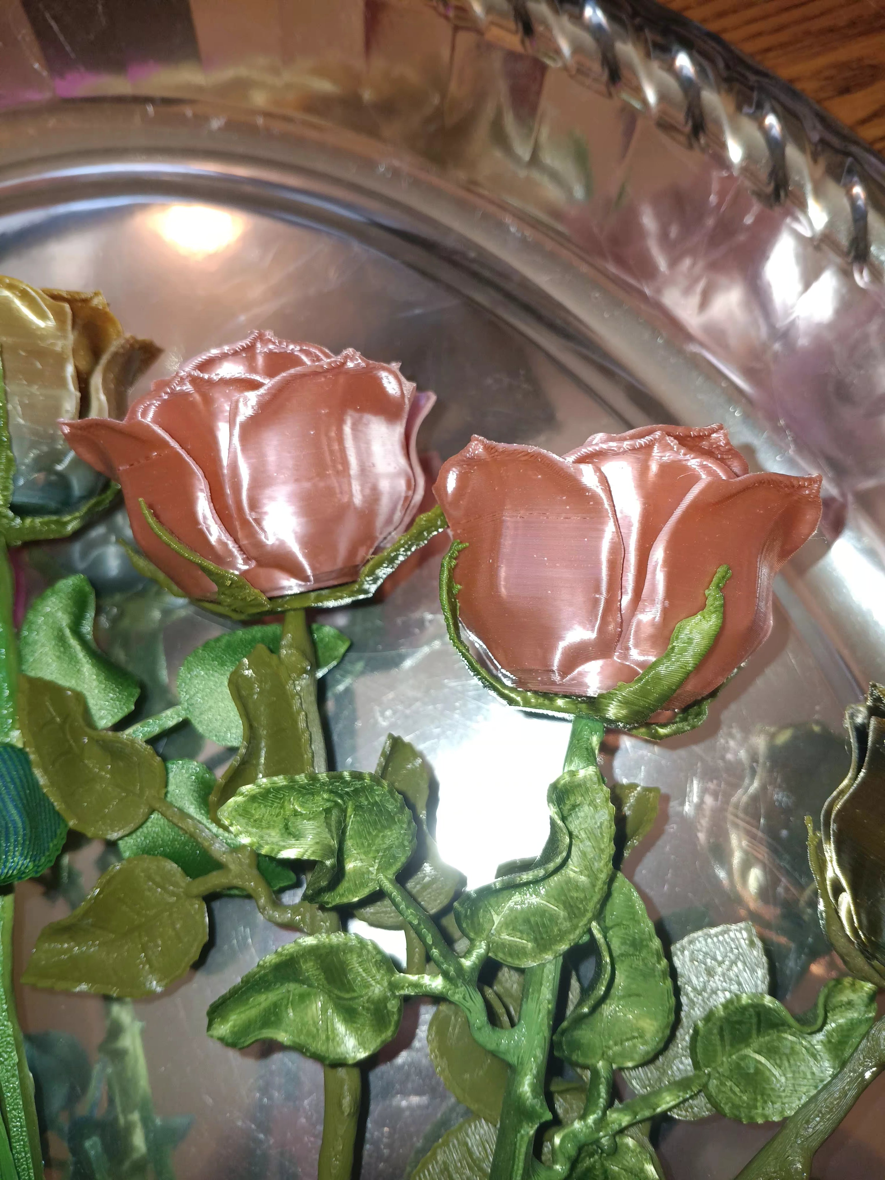 3D Printed Roses