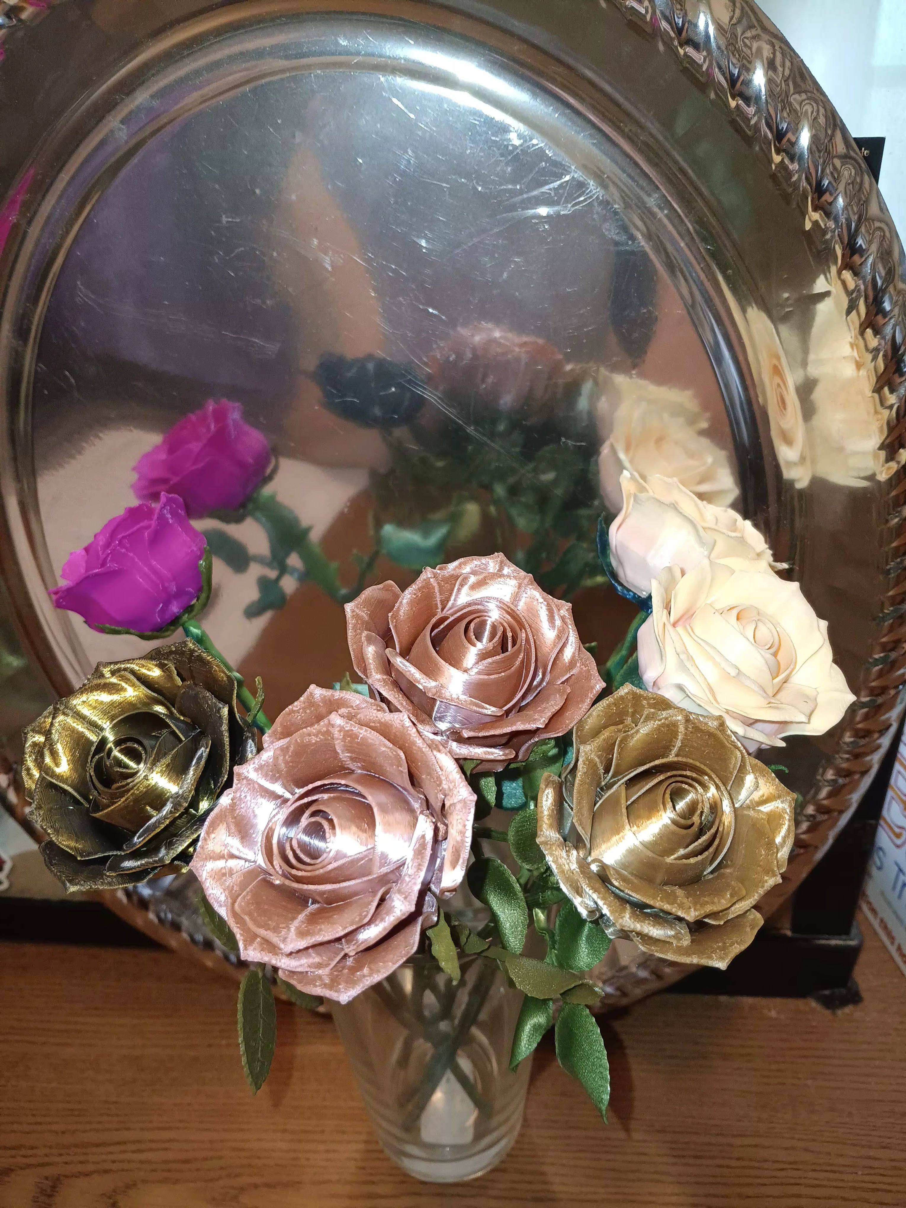 3D Printed Roses