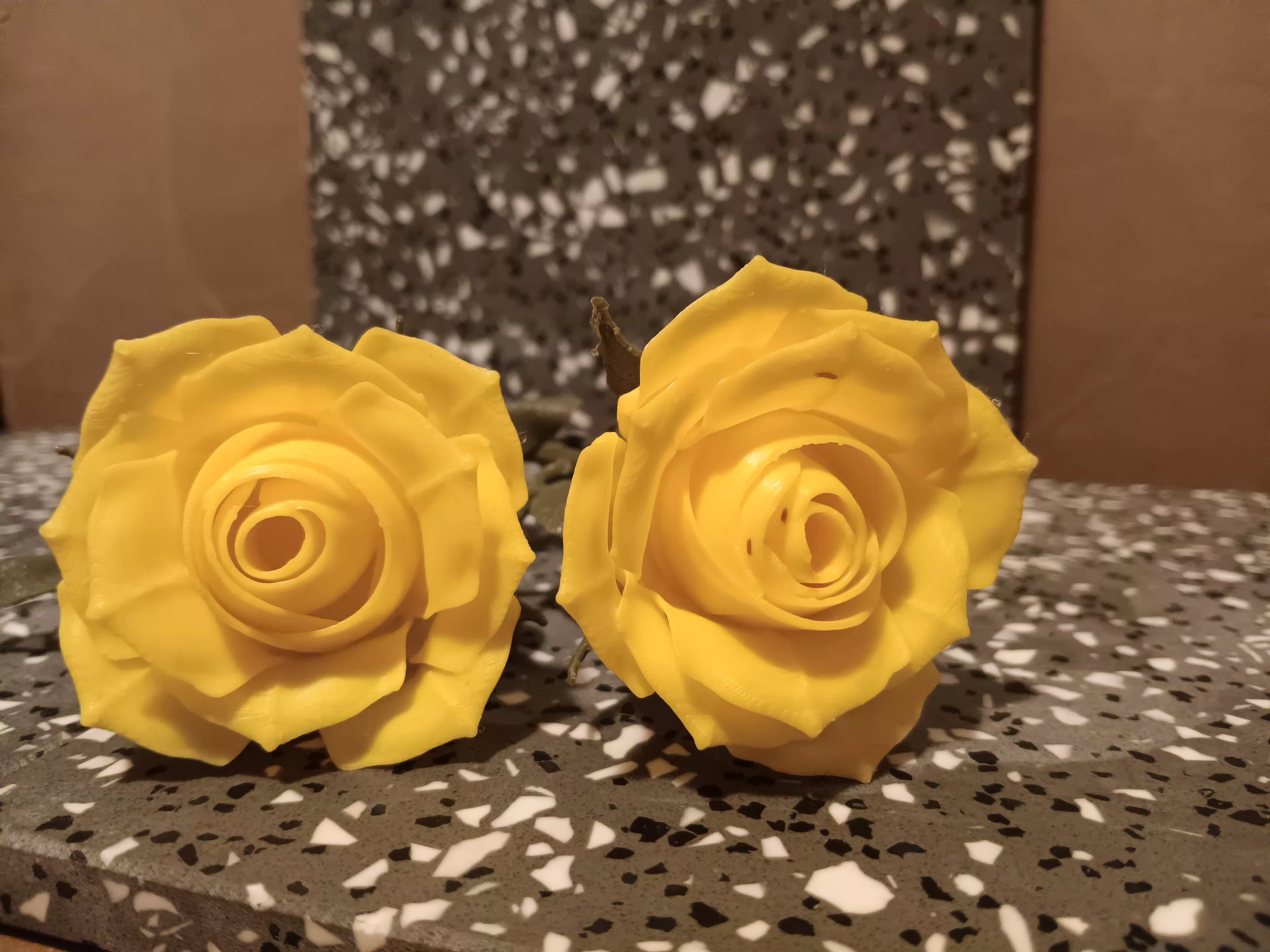 3D Printed Roses