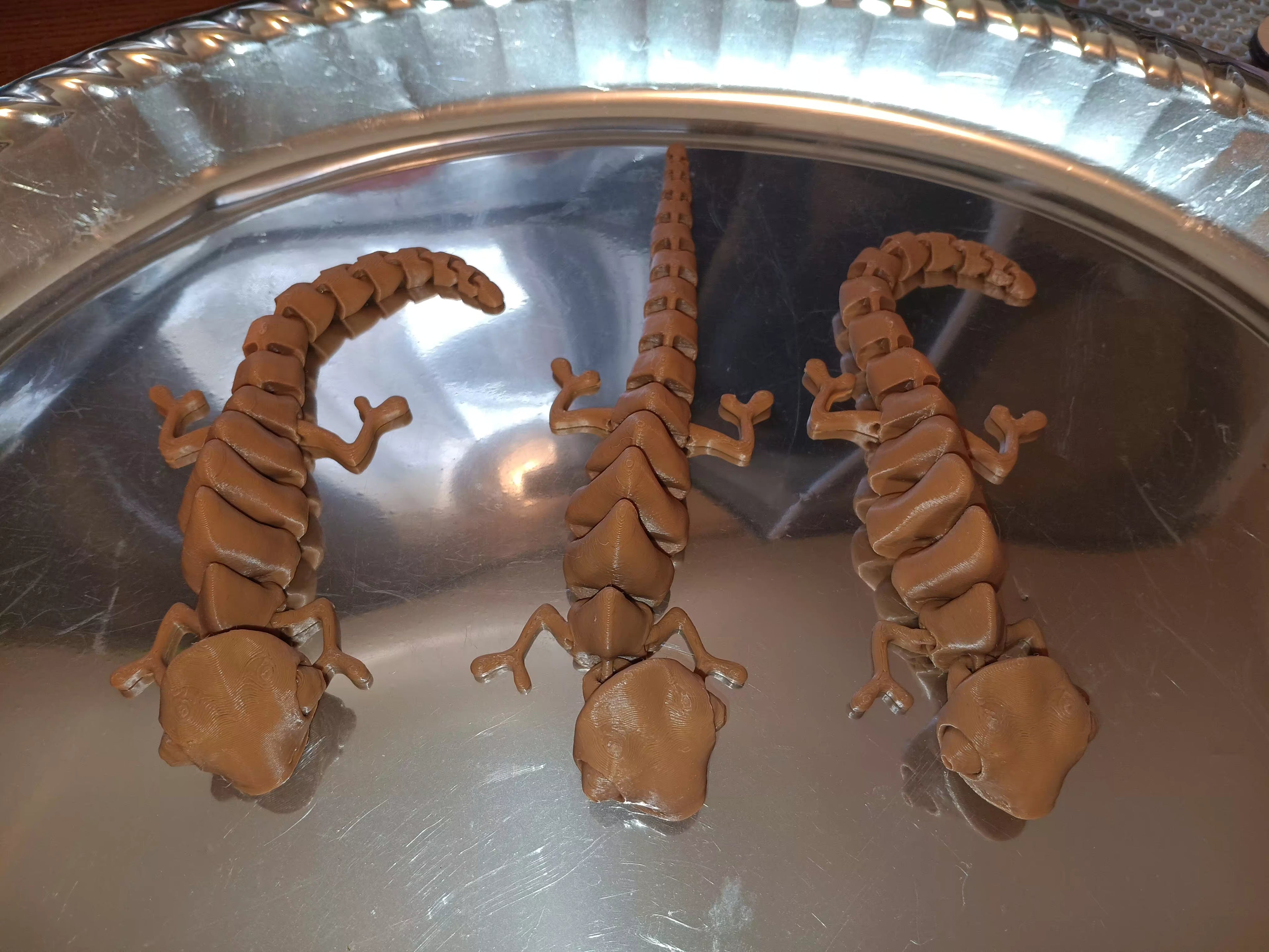 3D Printed Brown Chameleons
