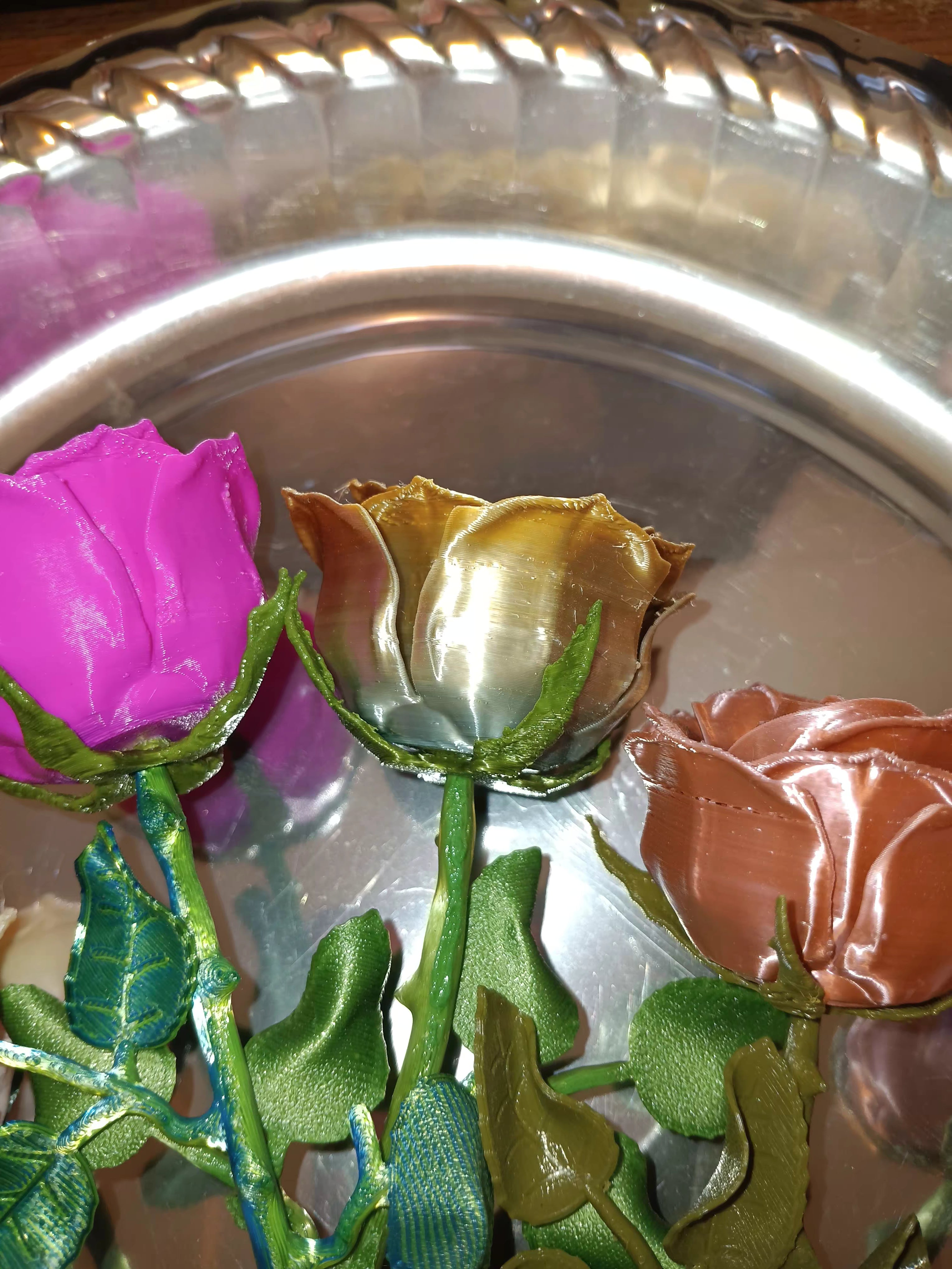 3D Printed Roses