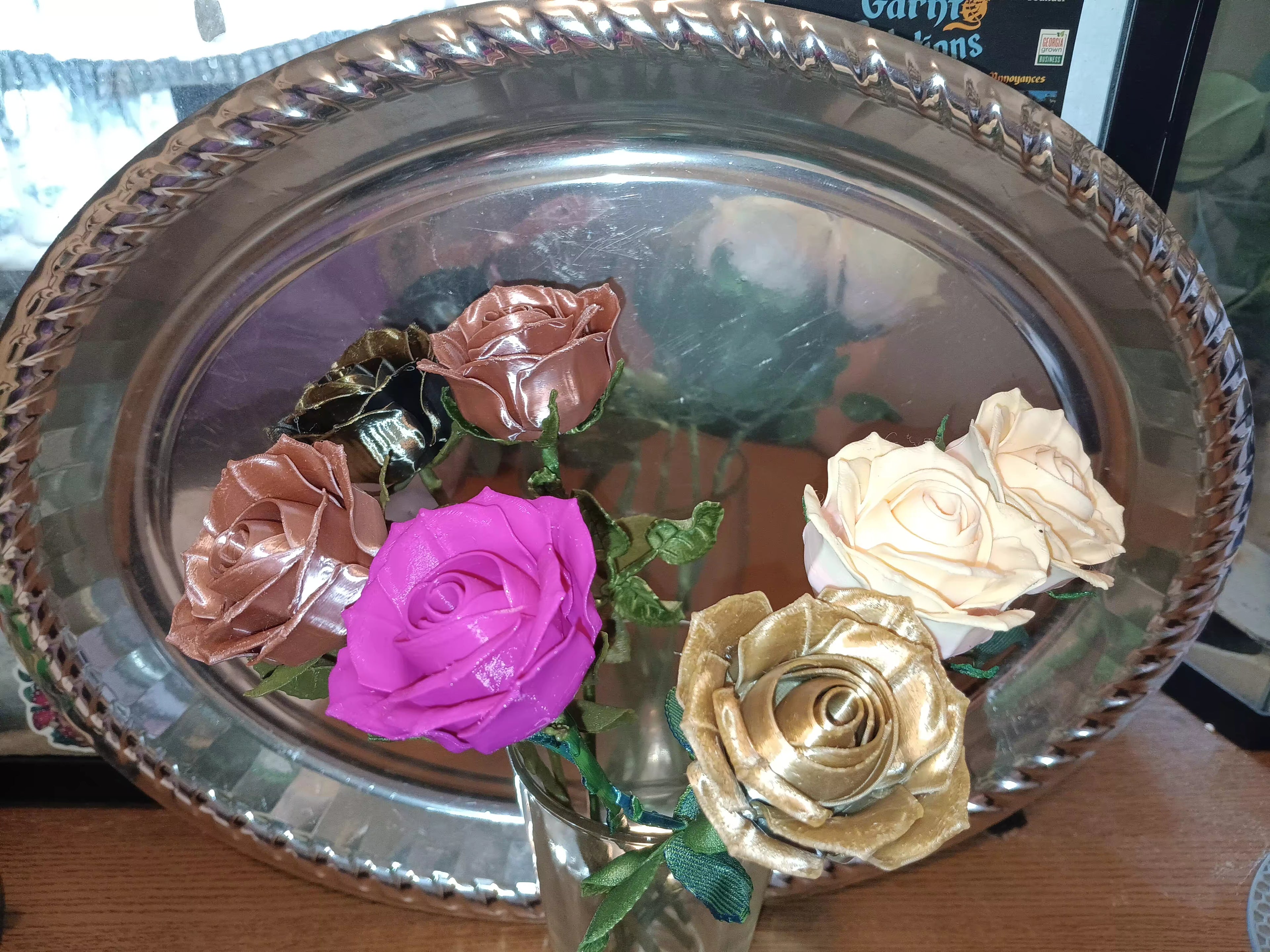 3D Printed Roses