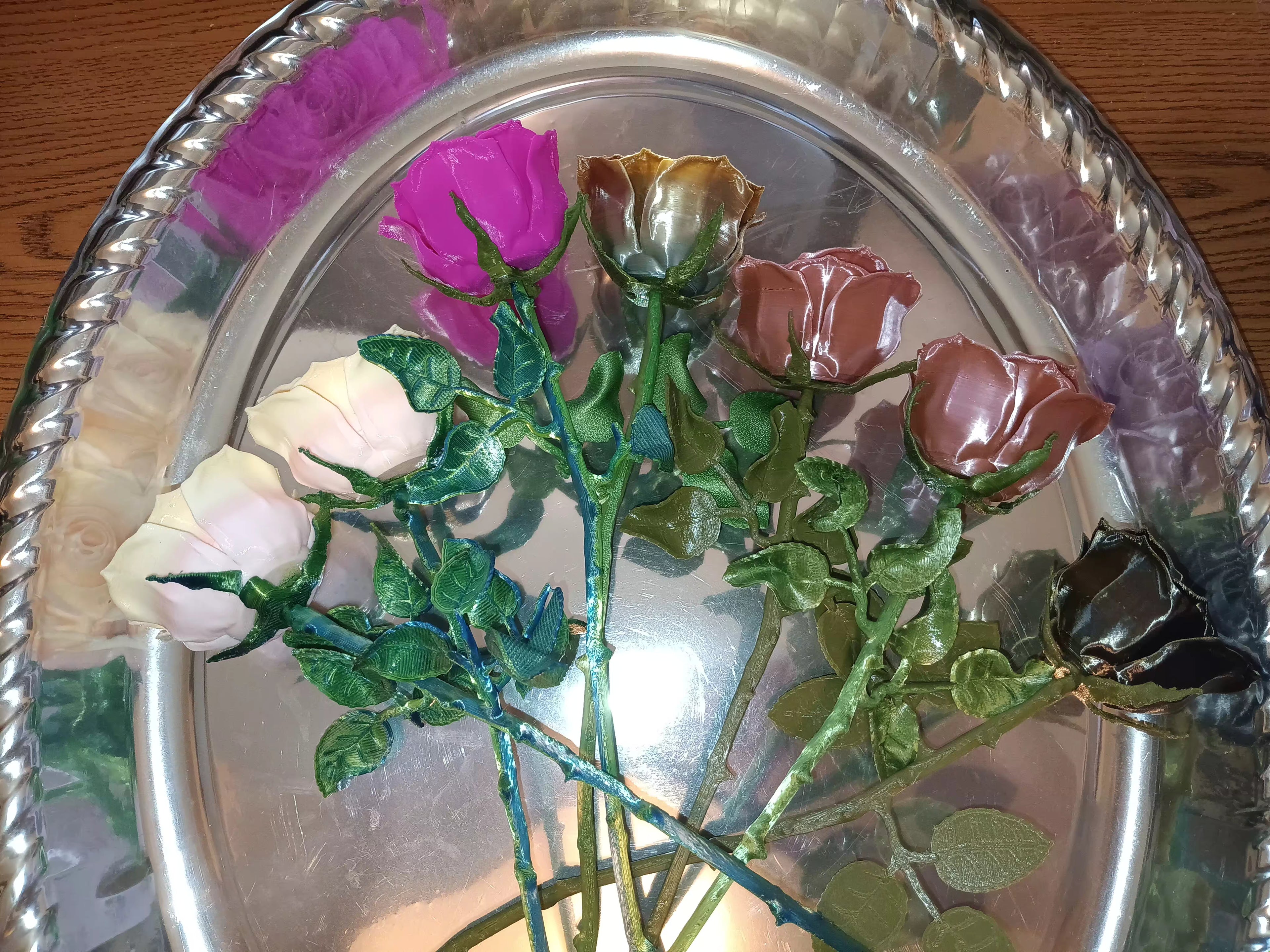 3D Printed Roses